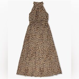 INC International Concepts Tan Halter Maxi Dress